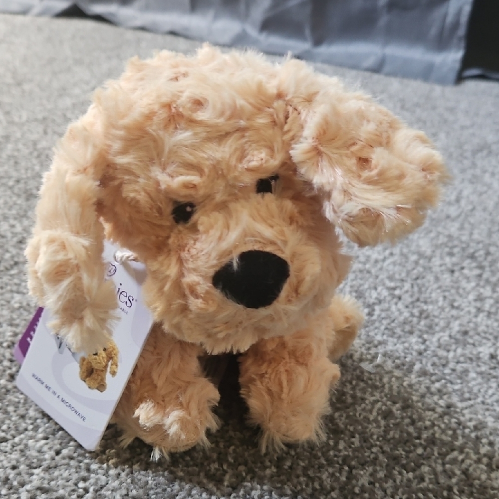 Plush Tan Dog Toy